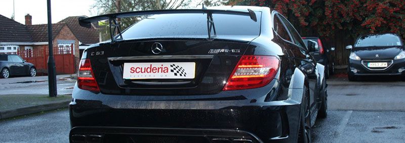 We install extreme IPE exhaust on Mercedes C63 AMG Black Series