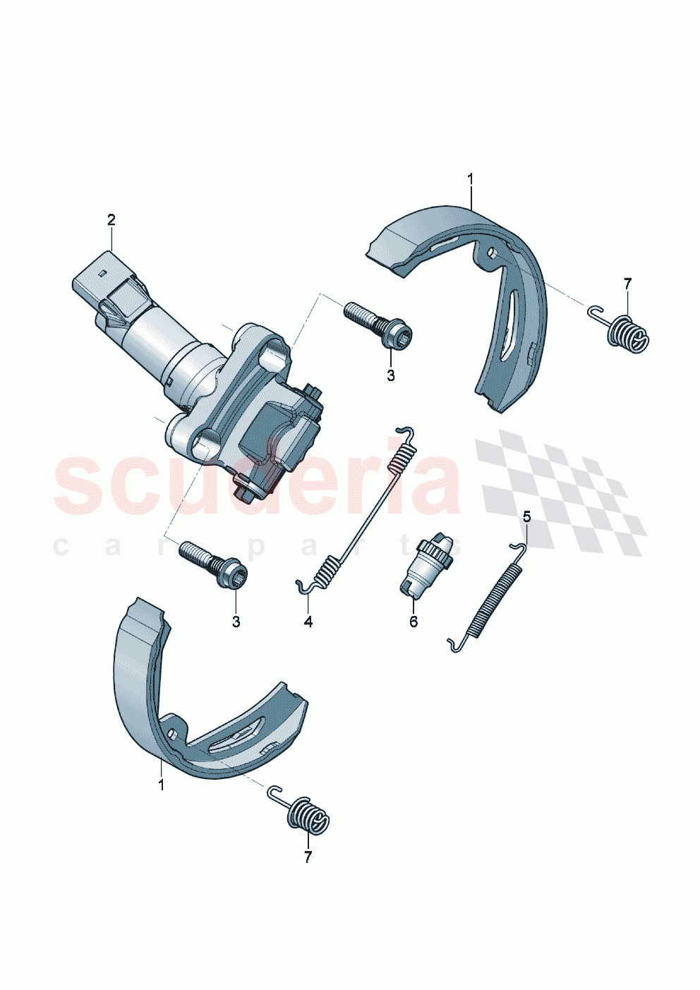 Parking brake of Bentley Bentley New Continental Convertible (2019-2024)