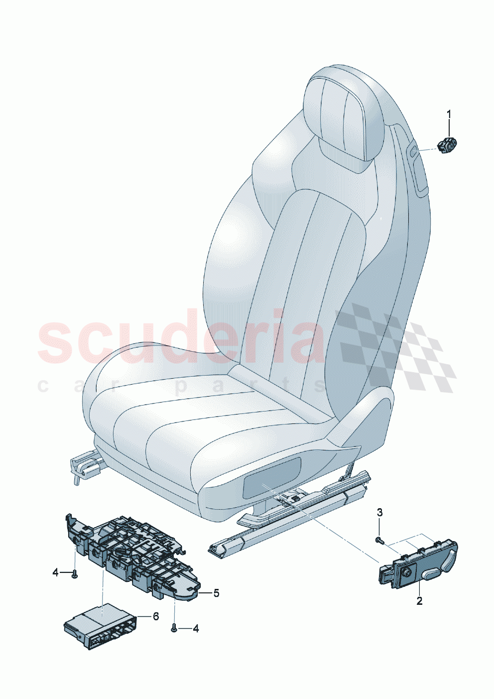 Electrical parts Seat of Bentley Bentley New Continental Convertible (2019-2024)