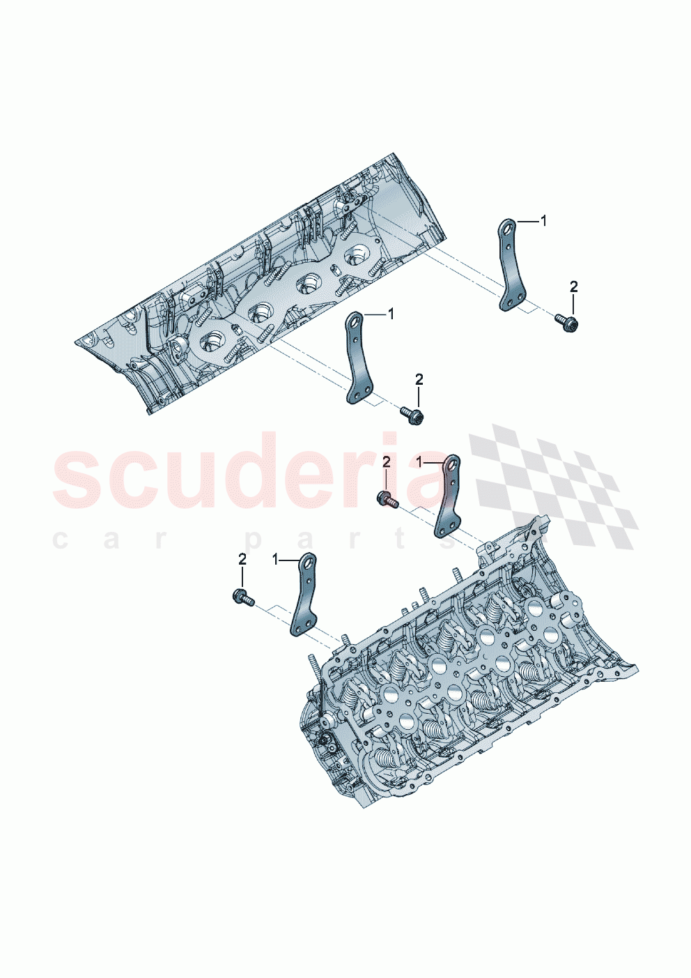 Mounting for service lift of Bentley Bentley New Continental Convertible (2019-2024)