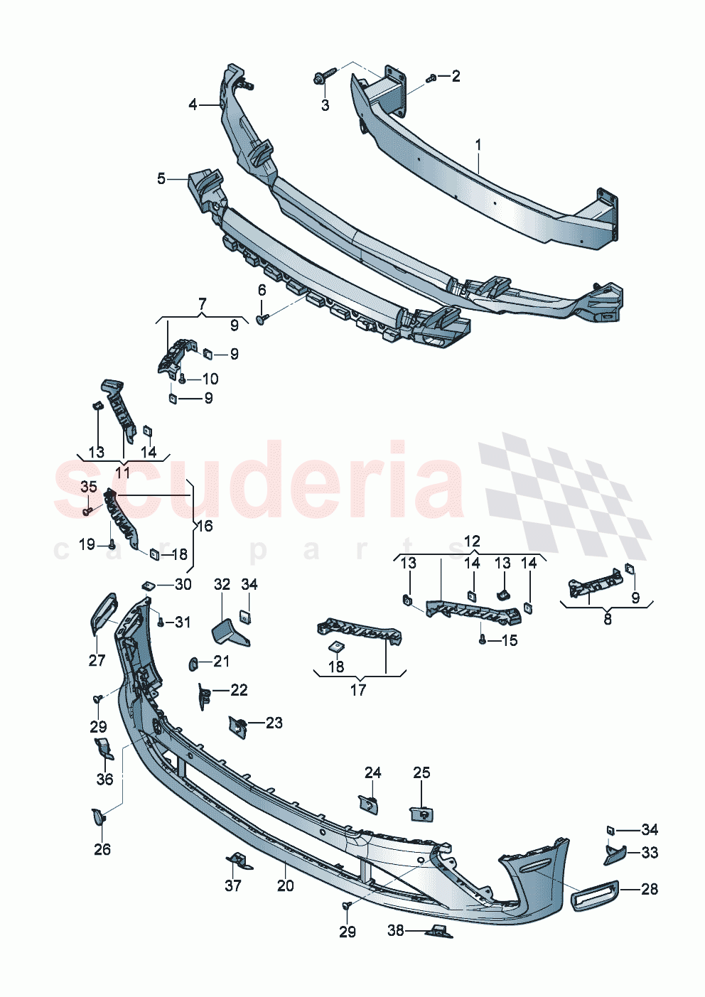 bumper of Bentley Bentley New Continental Convertible (2019-2024)