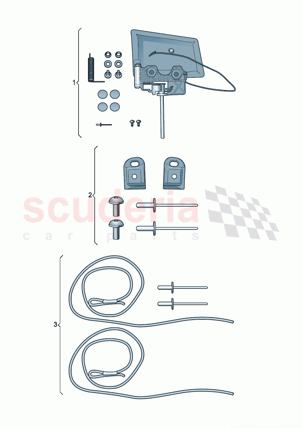 Roof/Convertible top repair kits of Bentley Bentley New Continental Convertible (2019-2024)