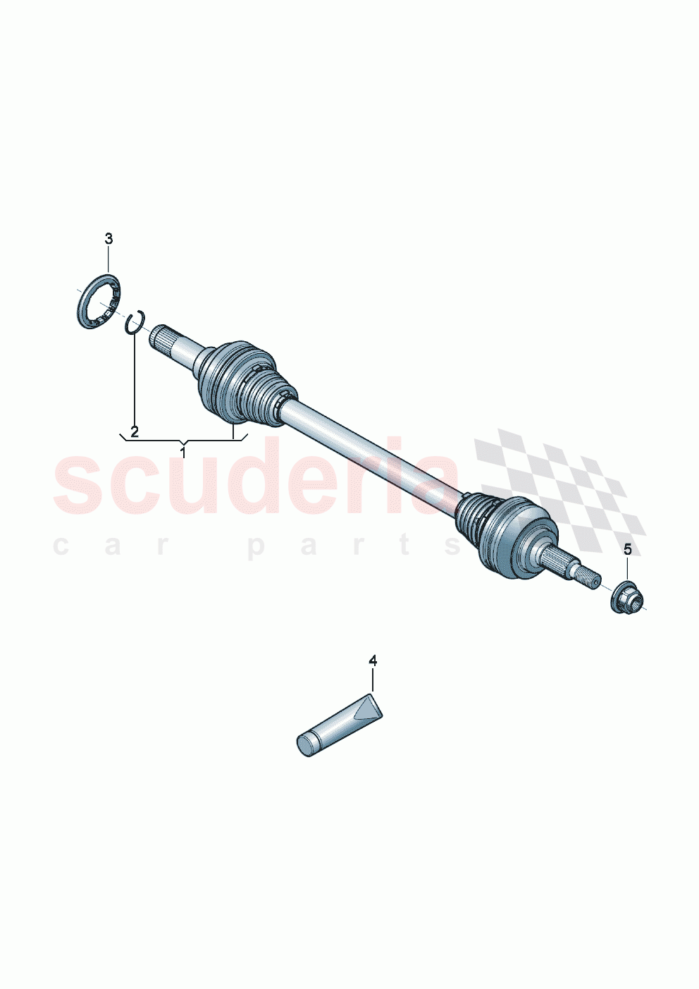Drive shaft of Bentley Bentley New Continental GT (2019-2024)