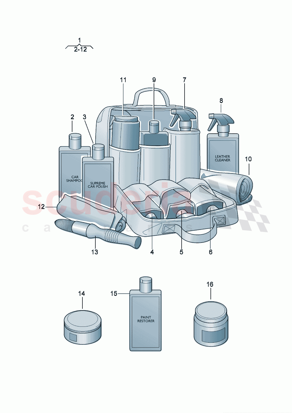 Genuine accessories Wash set of Bentley Bentley New Flying Spur (2020-2024)