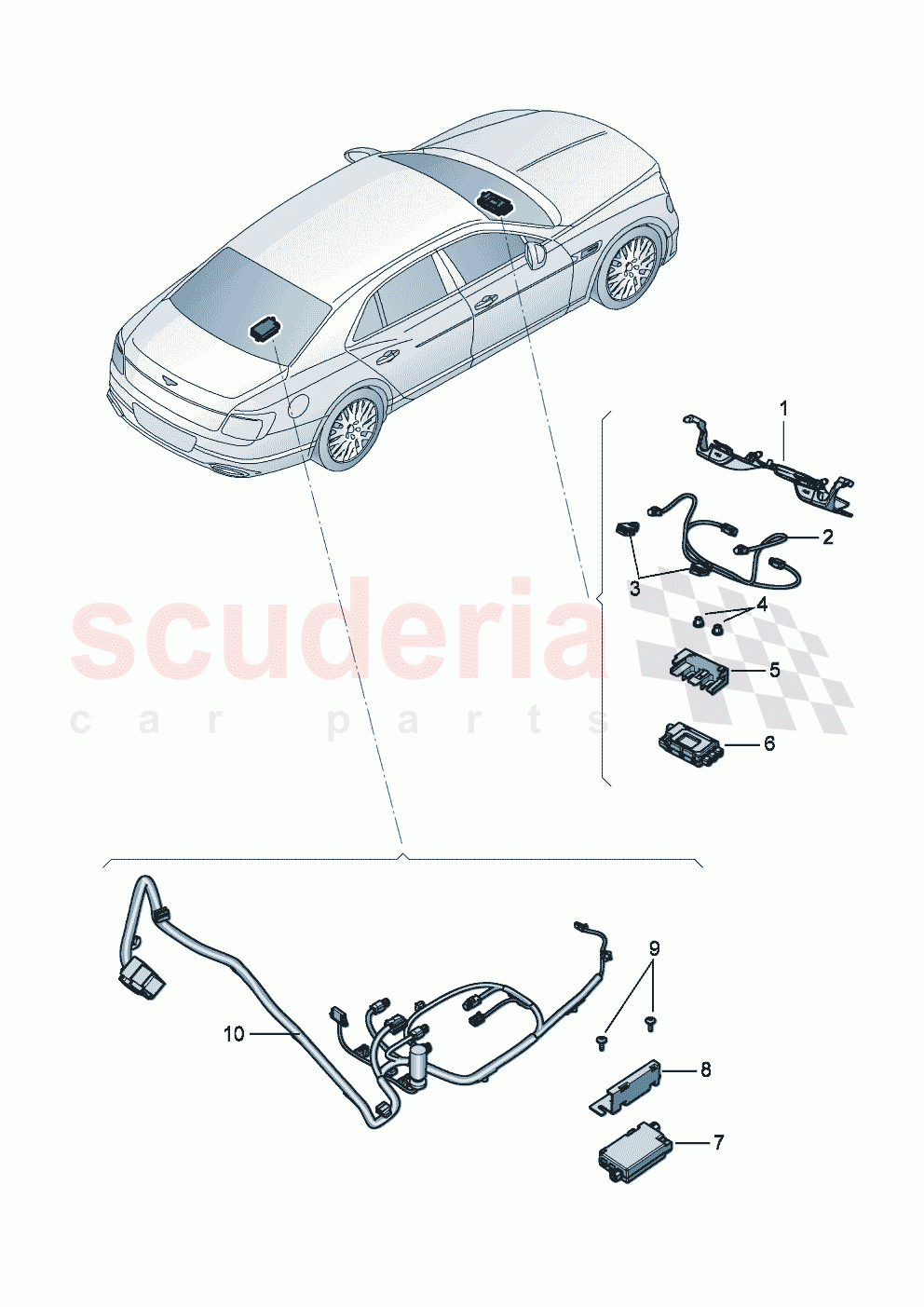 For vehicles with USB interface of Bentley Bentley New Flying Spur (2020-2024)