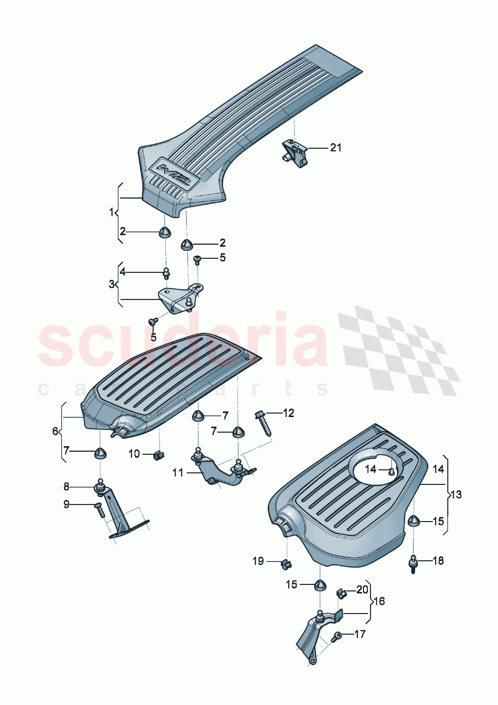 Engine cover of Bentley Bentley New Flying Spur (2020-2024)