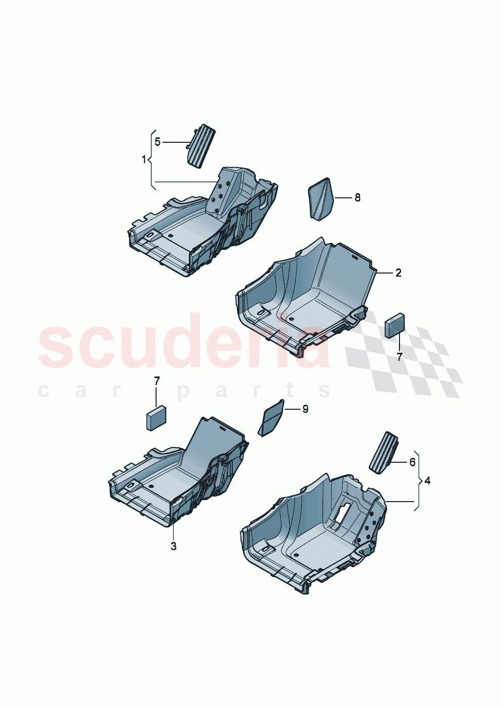 floor covering D - MJ 2024>> of Bentley Bentley New Flying Spur (2020-2024)