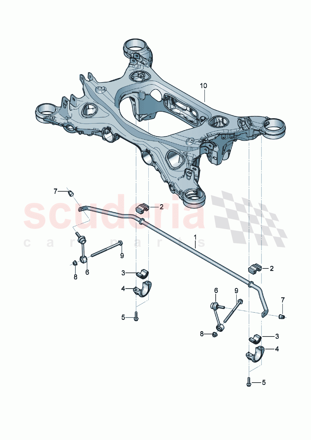 Anti-roll bar of Bentley Bentley New Flying Spur (2020-2024)