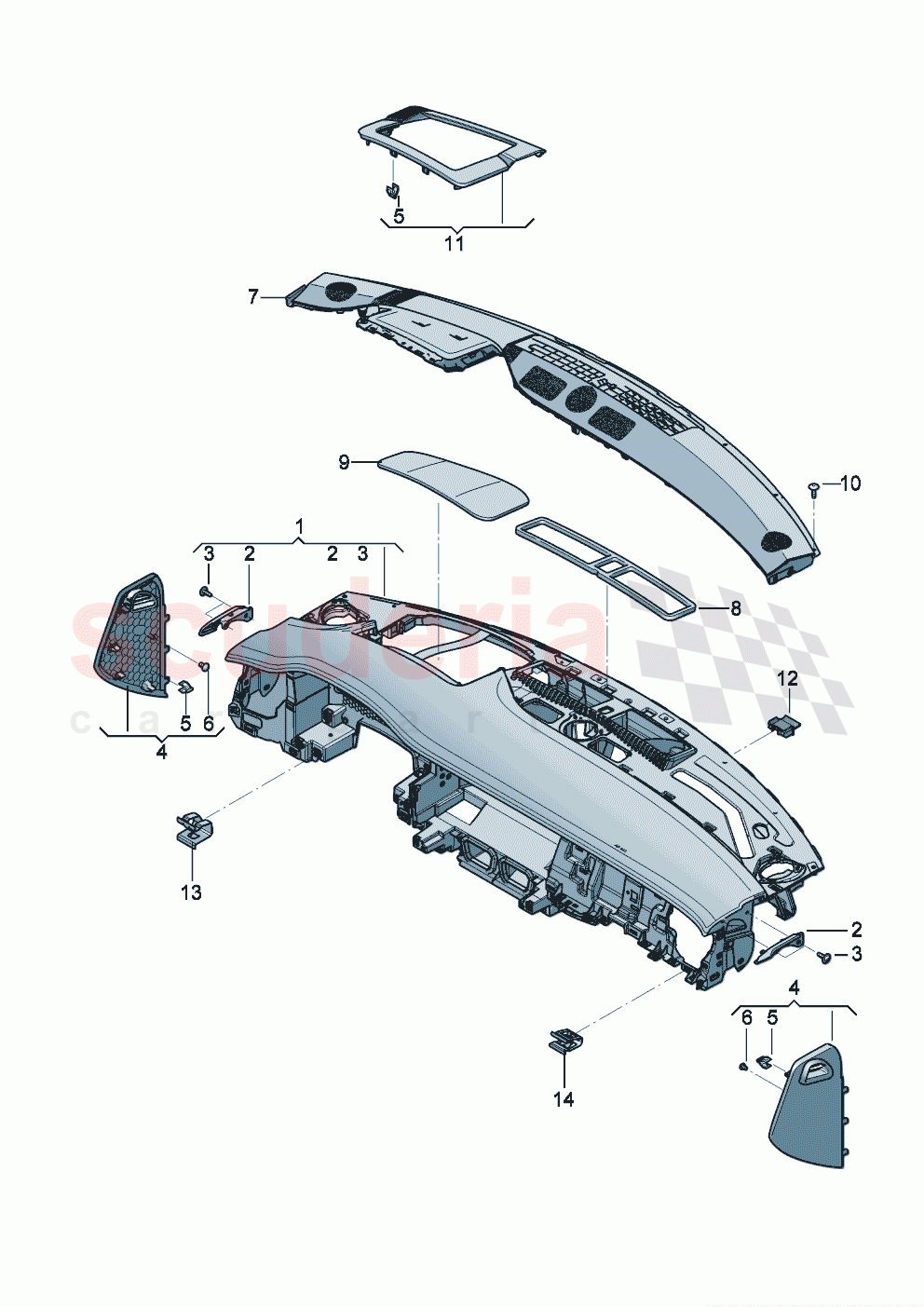 cover and trim for dashboard of Bentley Bentley New Continental Convertible (2025-2026)