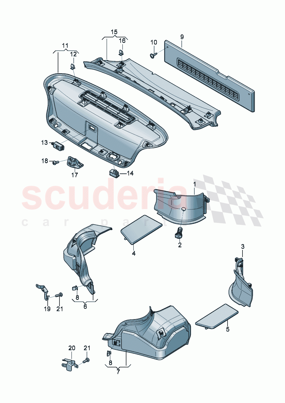 Luggage compartment trim of Bentley Bentley New Continental Convertible (2025-2026)