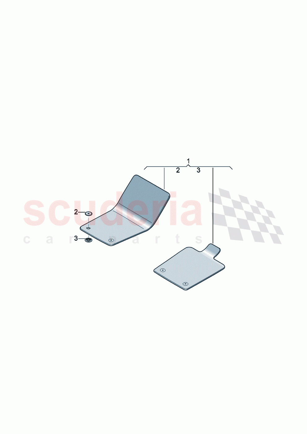 Genuine accessories floor covering of Bentley Bentley New Continental GT (2025-2026)