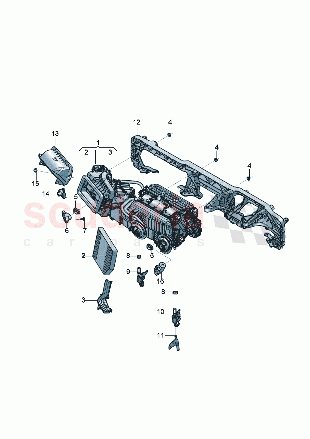 Air-conditioning system with electronic regulation of Bentley Bentley New Continental GT (2025-2026)