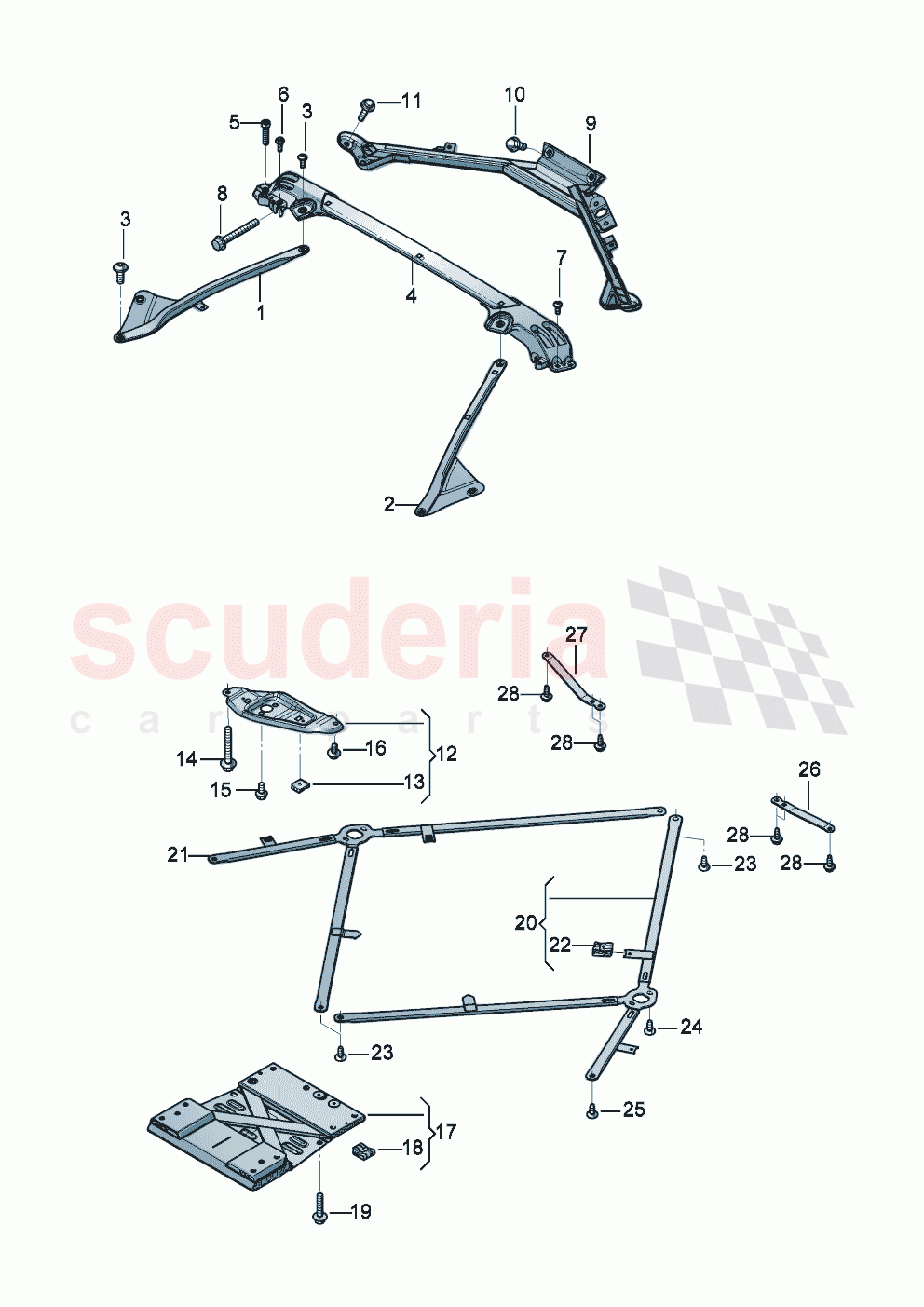 Vehicle supports of Bentley Bentley New Continental GT (2025-2026)