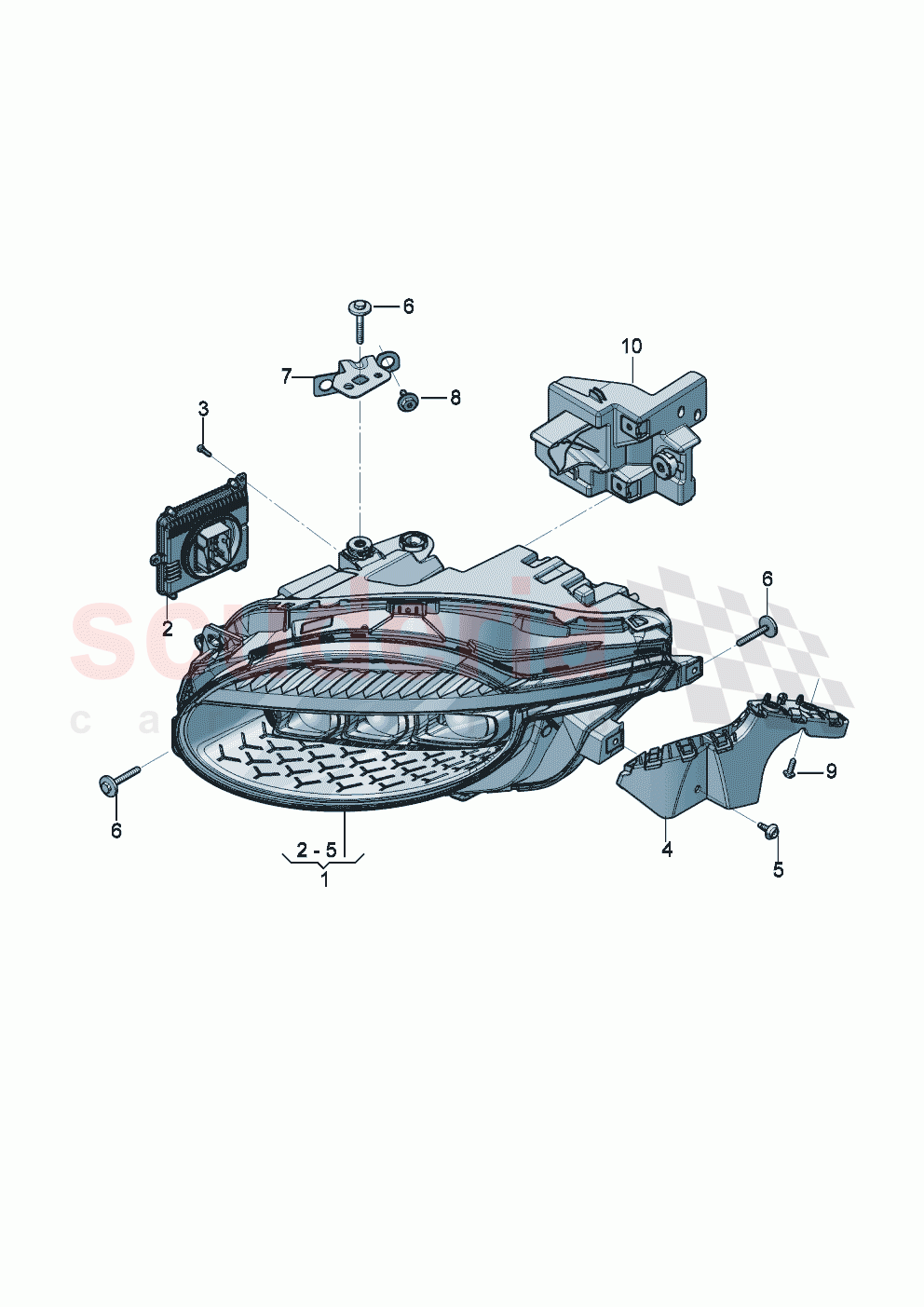 Headlights of Bentley Bentley New Continental GT (2025-2026)