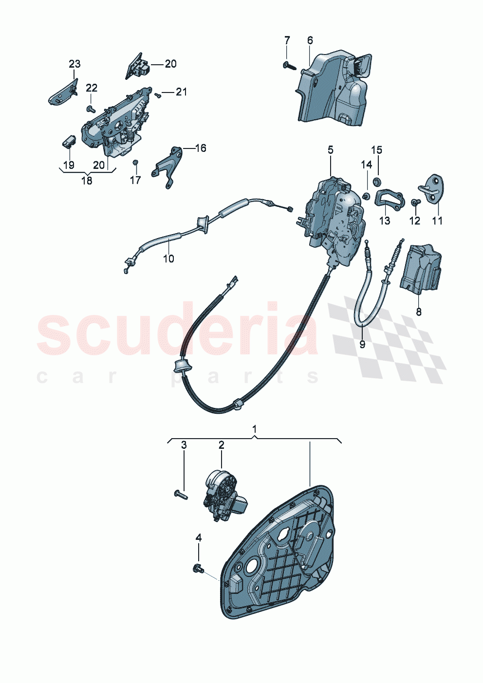 door handle, inner of Bentley Bentley New Flying Spur (2025-2026)