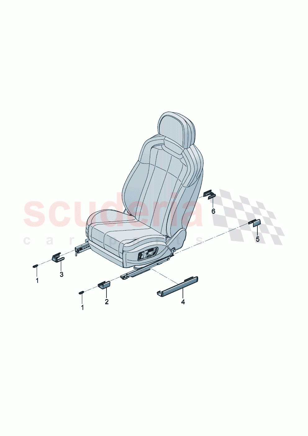 Cover for guide rail of Bentley Bentley New Flying Spur (2025-2026)