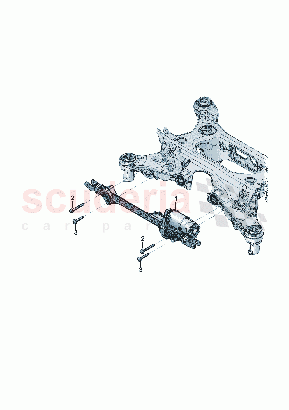 Steering gear For rear axle of Bentley Bentley New Flying Spur (2025-2026)