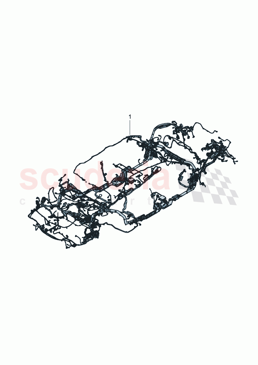 Wiring looms of Bentley Bentley New Flying Spur (2025-2026)