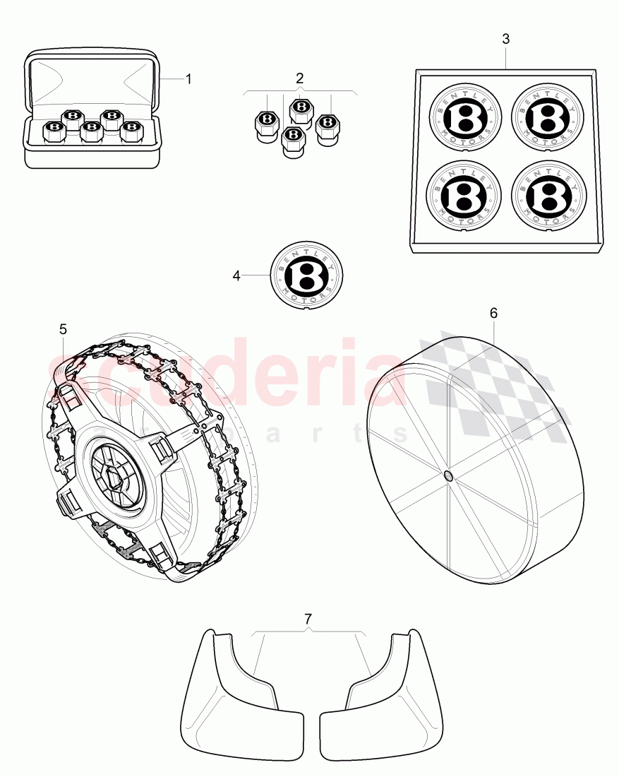 Original Accessories of Bentley Bentley Continental GT (2003-2010)