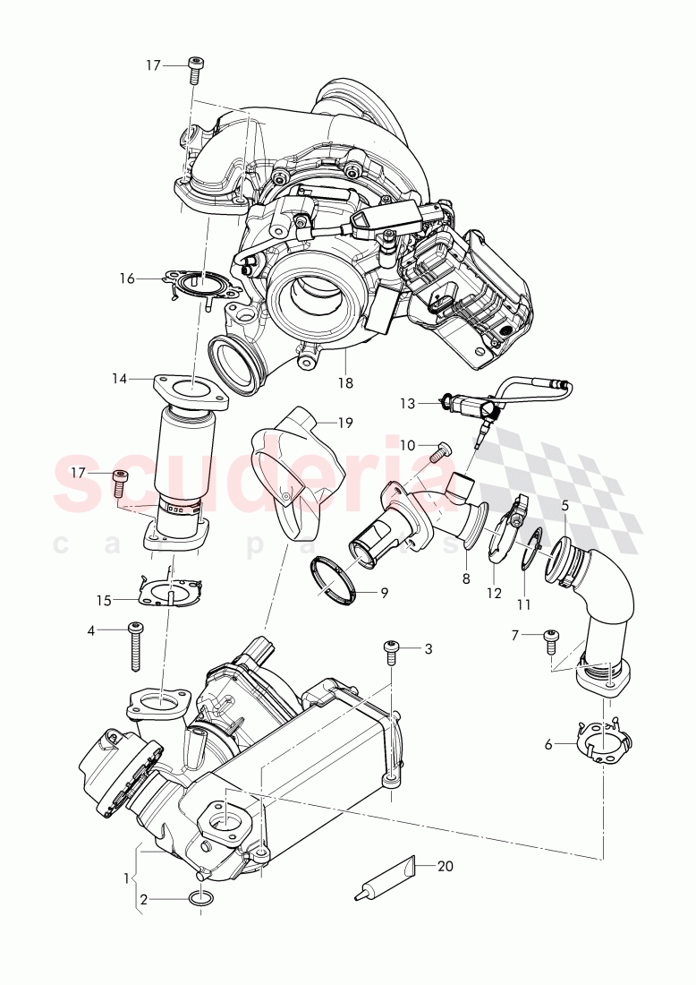 exhaust recirculation of Bentley Bentley Bentayga (2015+)