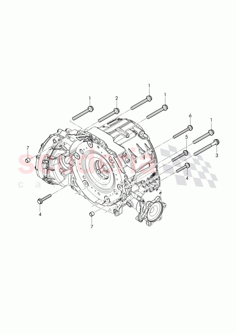 mounting parts for engine and transmission of Bentley Bentley Bentayga (2015+)
