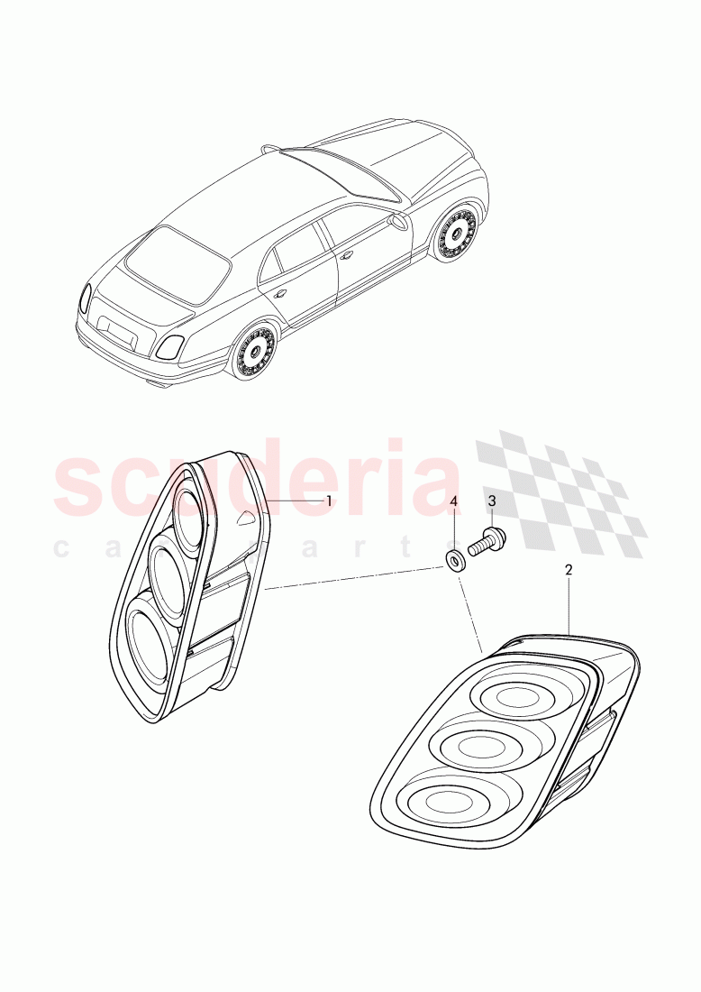 taillight, D >> - MJ 2015 of Bentley Bentley Mulsanne (2010+)