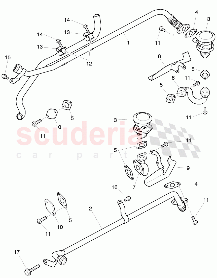 secondary air control valve of Bentley Bentley Mulsanne (2010+)