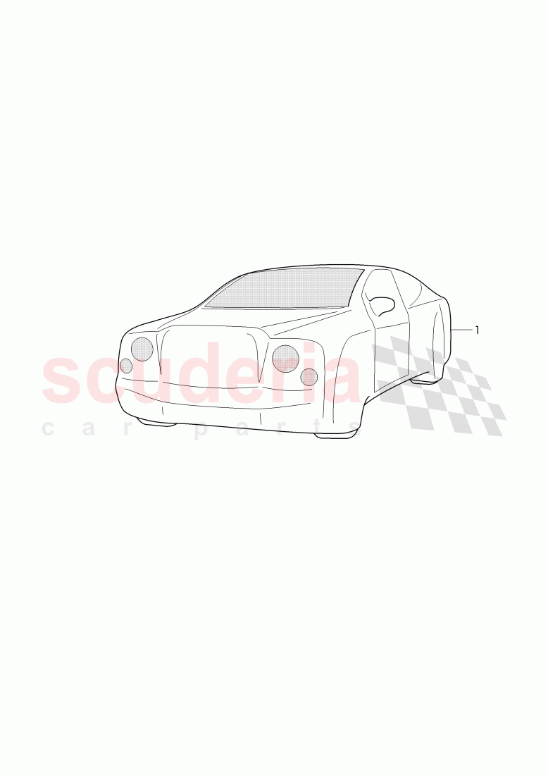 Transport Car Cover, D - MJ 2017>> of Bentley Bentley Mulsanne (2010+)
