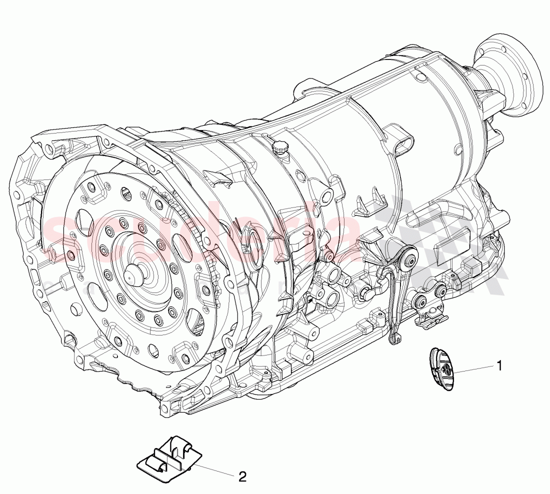 transmission cover, for automatic transmission of Bentley Bentley Mulsanne (2010+)