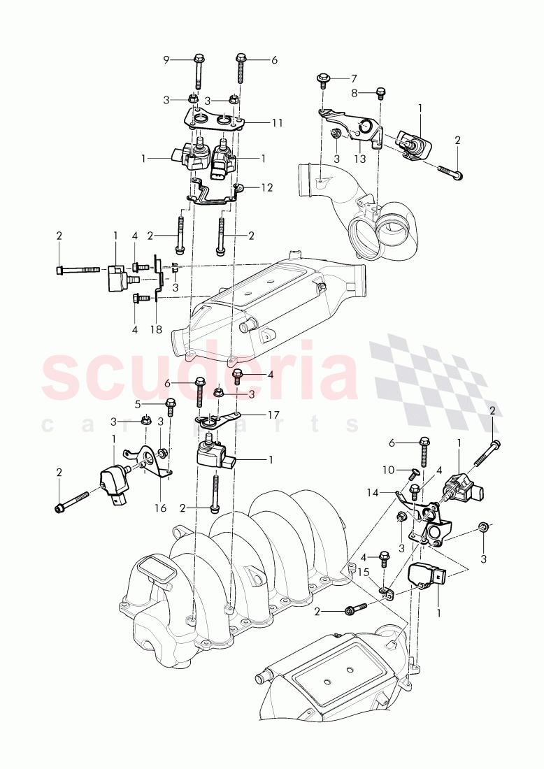 ignition coil, Mounting with fixing parts, D - MJ 2016>> of Bentley Bentley Mulsanne (2010+)