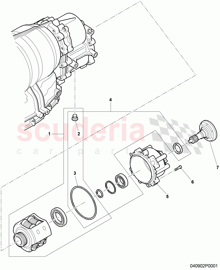 repair kit for differential of Bentley Bentley Continental GTC (2006-2010)