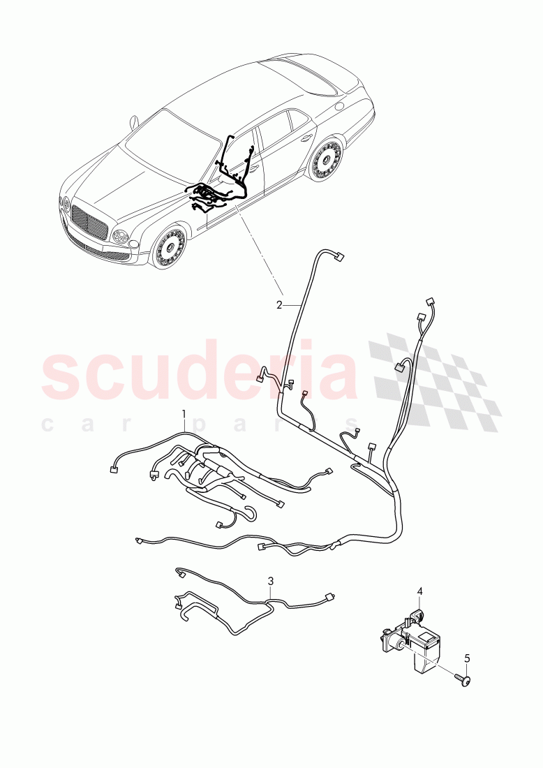 electric cable, seat and backrest, D >> - MJ 2016 of Bentley Bentley Mulsanne (2010+)