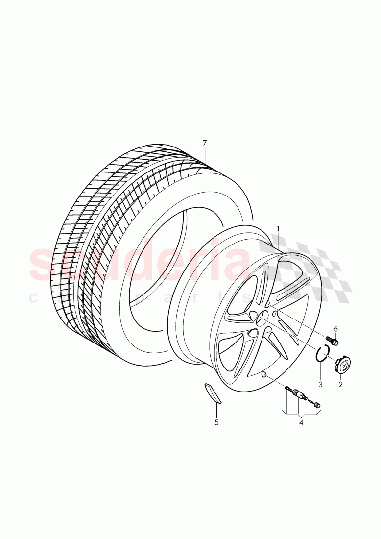 Complete wheels and tires of Bentley Bentley Mulsanne (2010+)