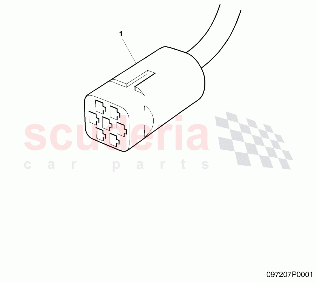 housing for cable connector of Bentley Bentley Continental Supersports (2009-2011)