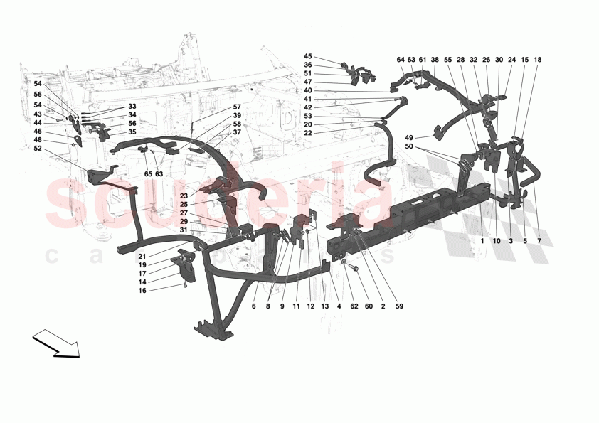 FRONT SUBSTRUCTURE of Ferrari Ferrari 12Cilindri