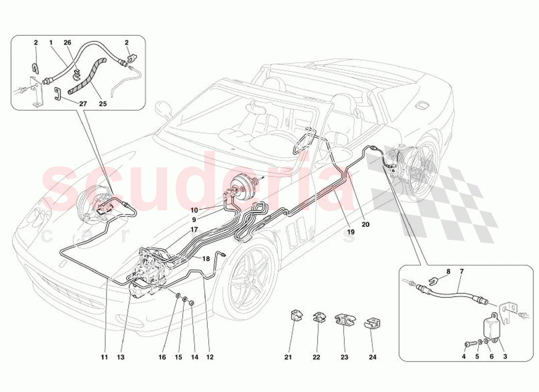 Brake System -Not for GD- of Ferrari Ferrari 575 Superamerica