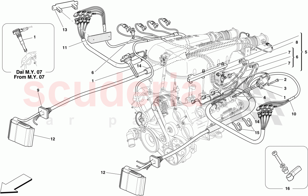 INJECTION - IGNITION SYSTEM of Ferrari Ferrari 430 Spider
