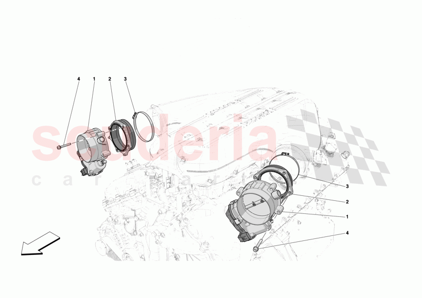 INJECTION CONTROL of Ferrari Ferrari 12Cilindri Spider