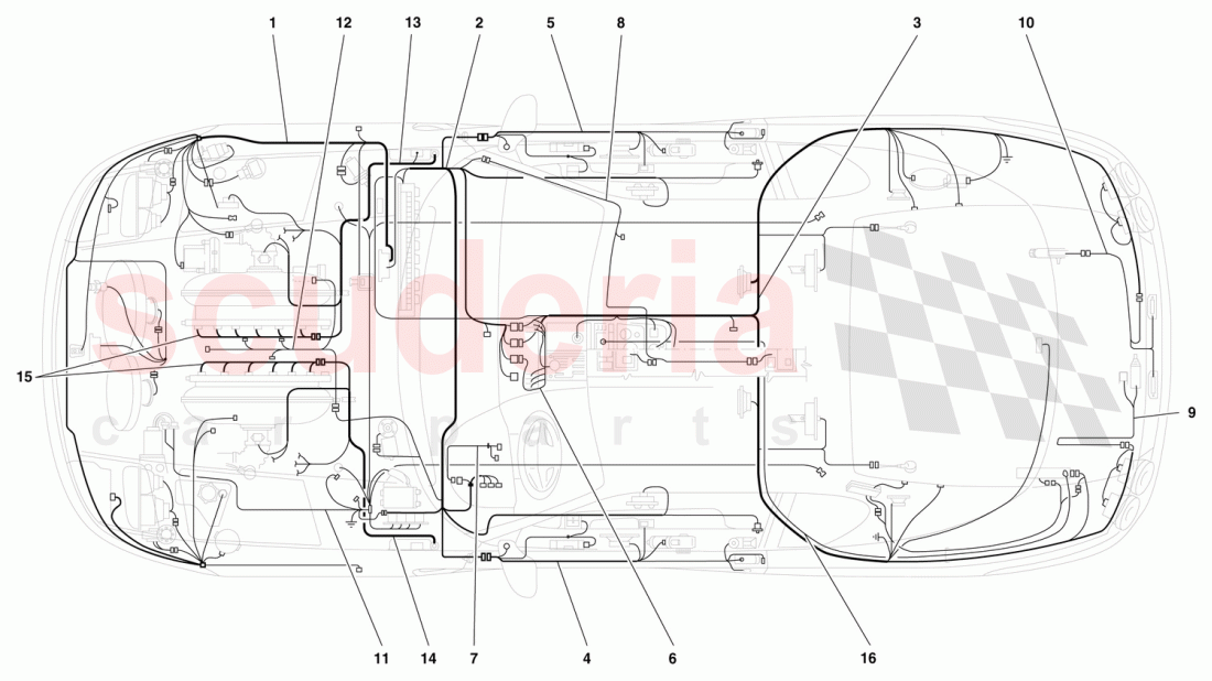 ELECTRICAL SYSTEM -Not for 456 GTA- of Ferrari Ferrari 456 GT/GTA