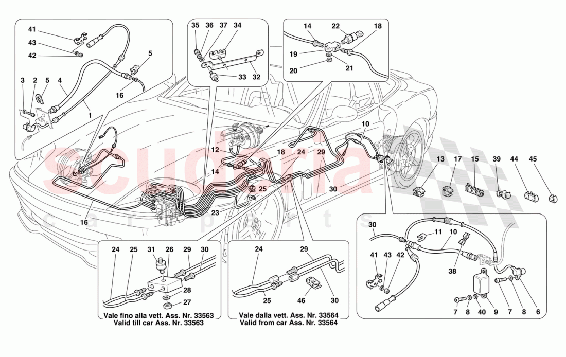 BRAKE SYSTEM -Not for GD- of Ferrari Ferrari 550 Maranello