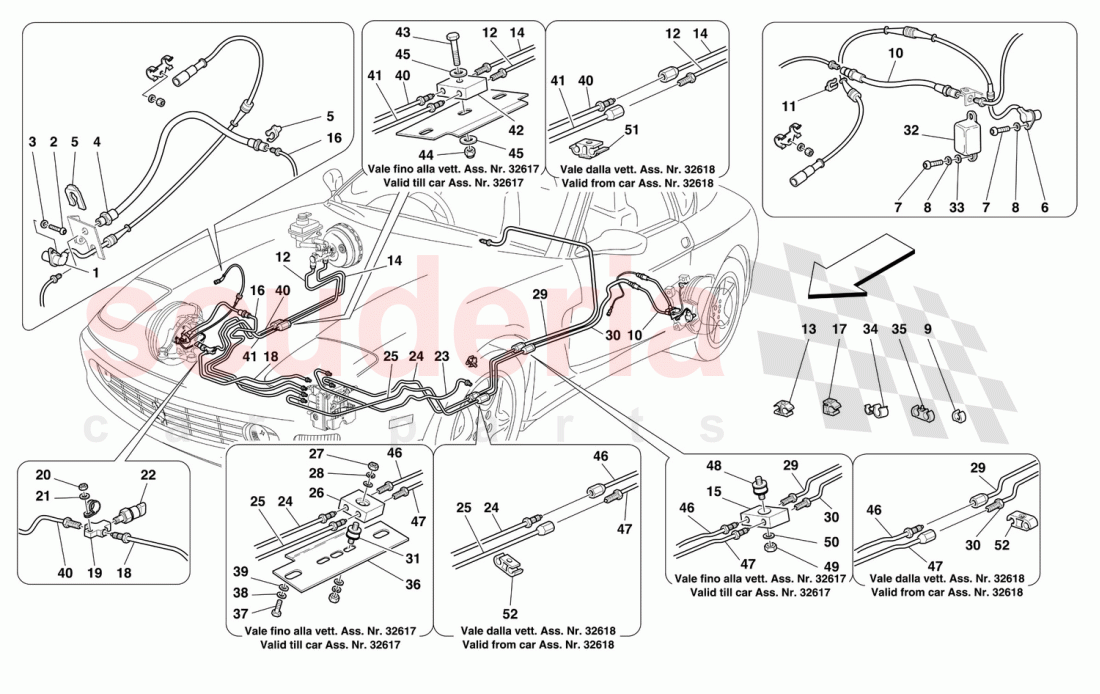 BRAKE SYSTEM -Valid for GD- of Ferrari Ferrari 456 M GT/GTA