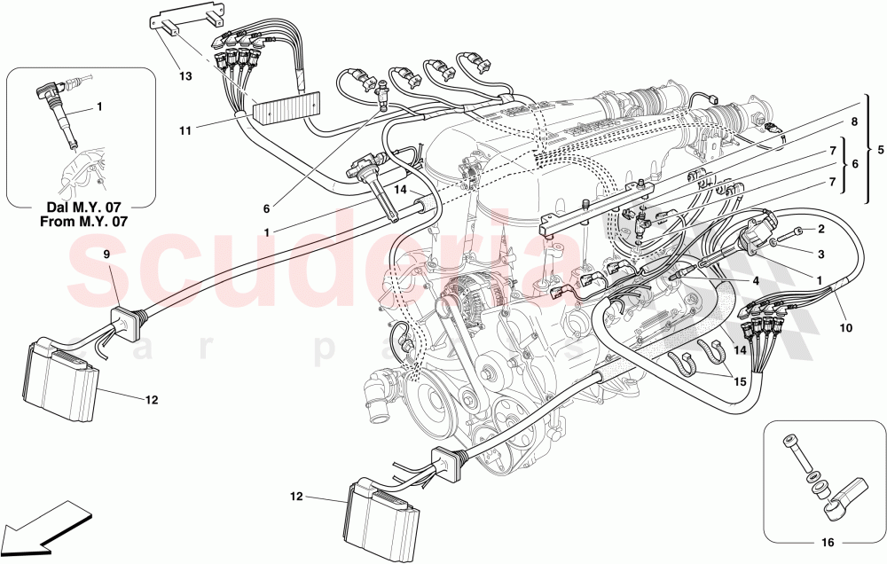 INJECTION - IGNITION SYSTEM of Ferrari Ferrari 430 Coupe