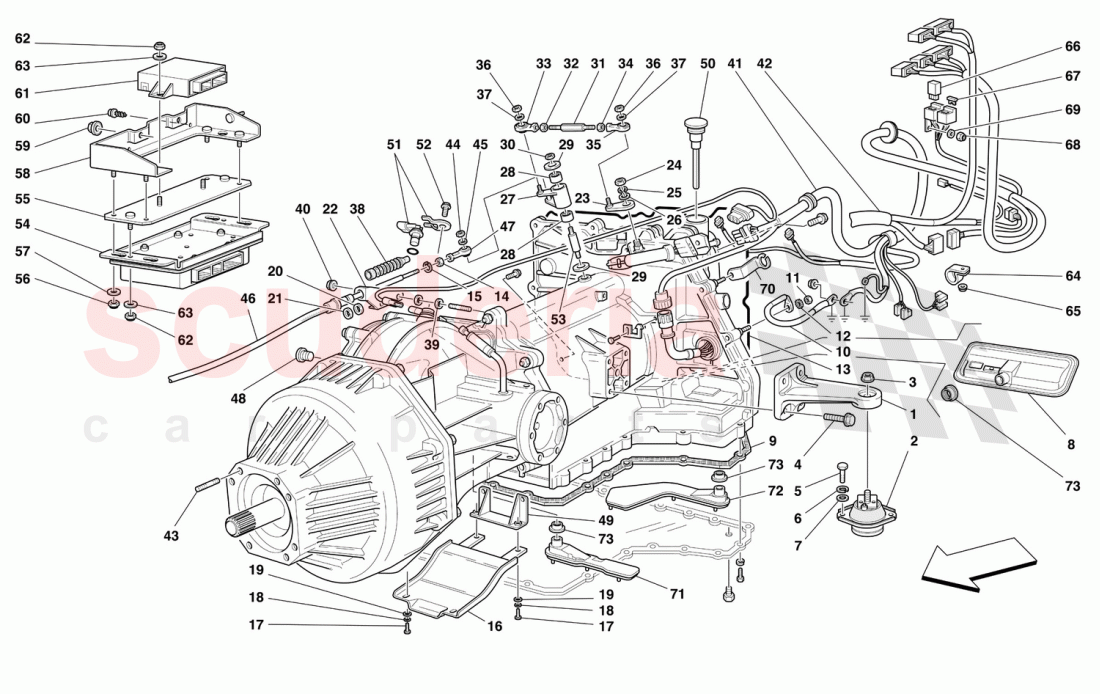 COMPLETE GEARBOX -Valid for 456M GTA- of Ferrari Ferrari 456 M GT/GTA
