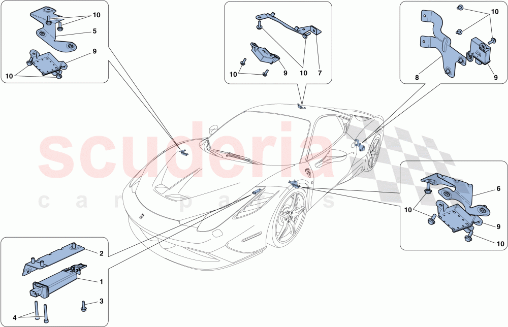 TYRE PRESSURE MONITORING SYSTEM of Ferrari Ferrari 458 Speciale