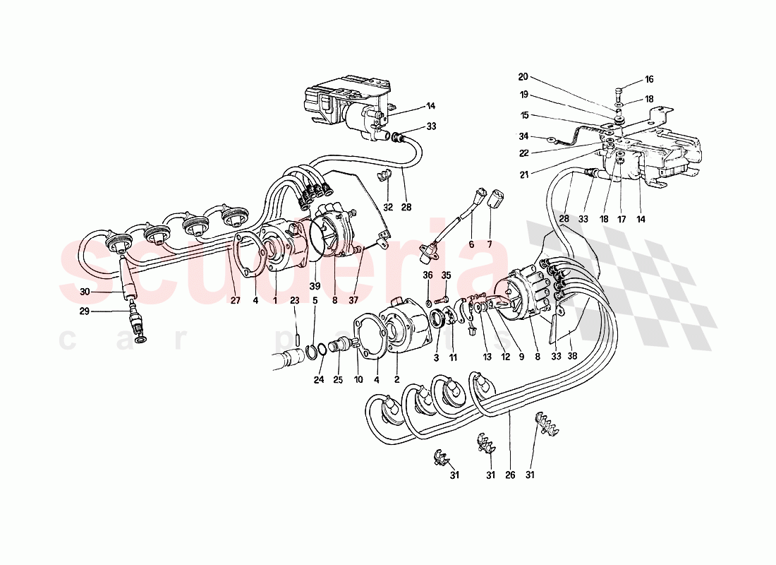 Engine Ignition of Ferrari Ferrari 288 GTO