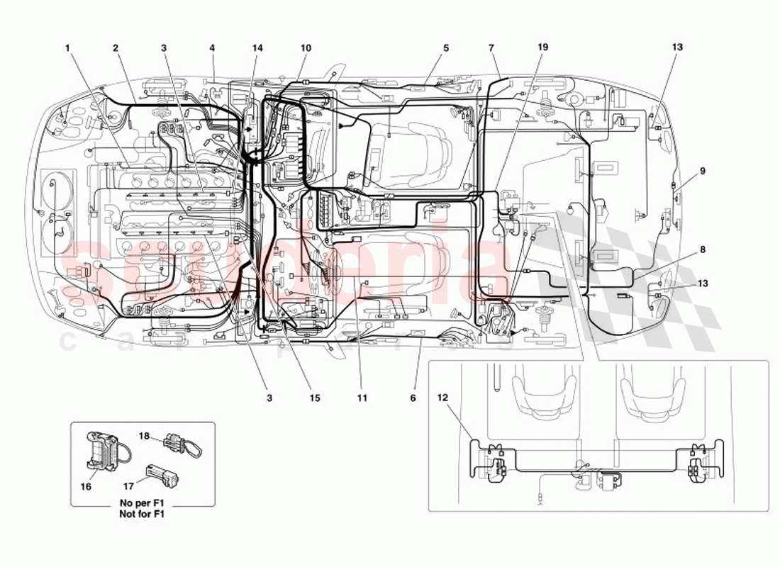 Electrical System of Ferrari Ferrari 575 Superamerica