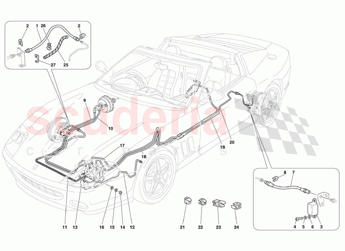 Brake System -Valid for GD- of Ferrari Ferrari 575 Superamerica
