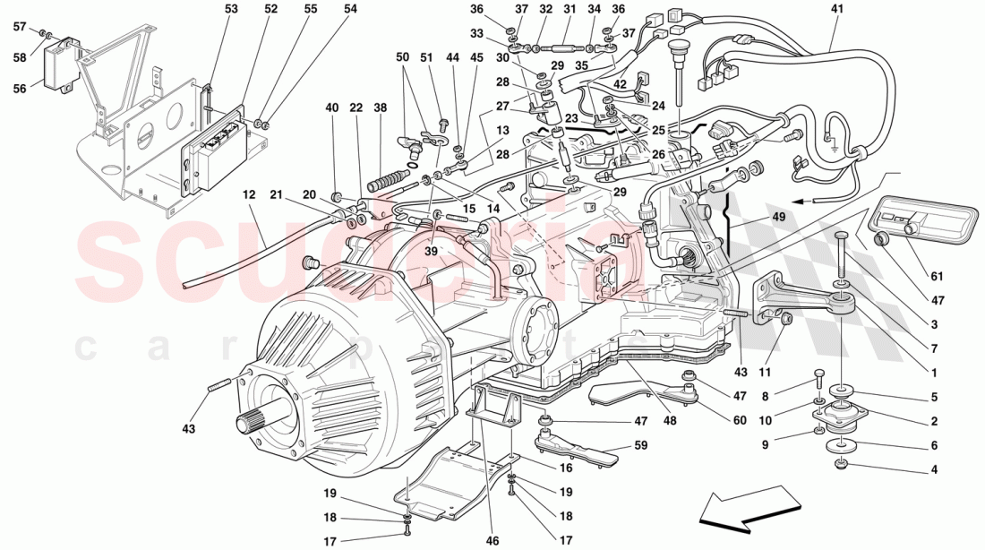 COMPLETE GEARBOX -Valid for 456 GTA- of Ferrari Ferrari 456 GT/GTA