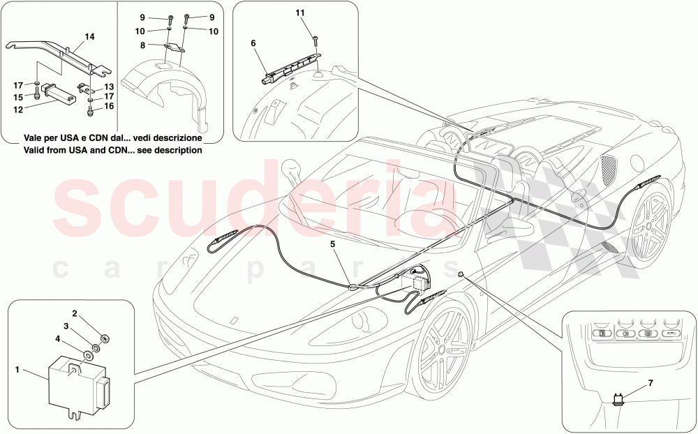 TYRE PRESSURE MONITORING SYSTEM of Ferrari Ferrari 430 Spider