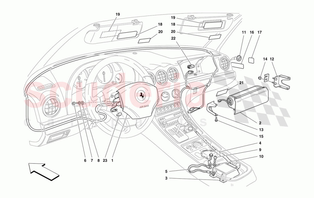 AIR-BAGS of Ferrari Ferrari 456 M GT/GTA